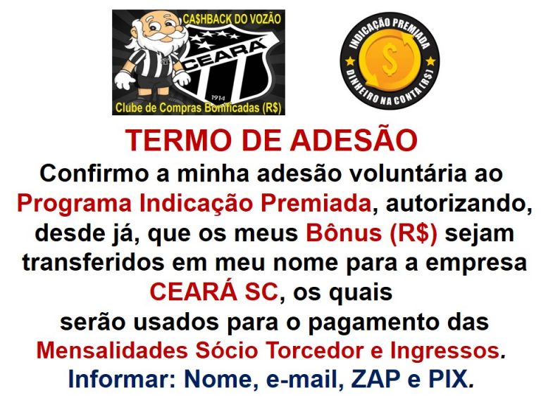 SÓCIO TORCEDOR DO VOZÃO