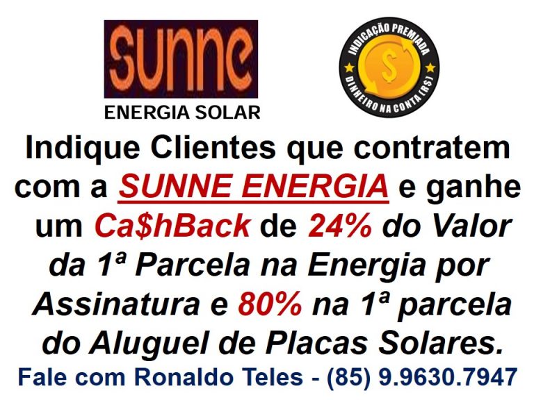 SUNNE – ENERGIA SOLAR POR ASSINATURA